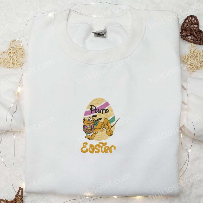 Pluto Easter Egg Shirt Disney Characters Hoodie – Best Thanksgiving Gift Idea