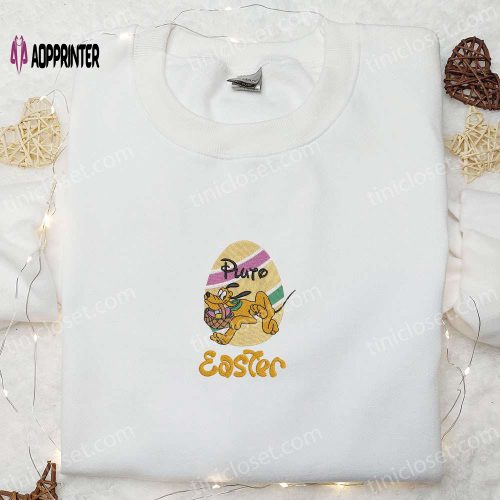 Pluto Easter Egg Shirt Disney Characters Hoodie – Best Thanksgiving Gift Idea