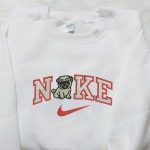 Pug Puppy Dog x Nike Embroidered Sweatshirt: Animal & Nike Inspired Shirt