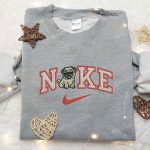 Pug Puppy Dog x Nike Embroidered Sweatshirt: Animal & Nike Inspired Shirt