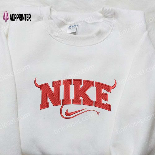 Dinoco x Nike Embroidered Shirt: Car Cartoon & Customized Design