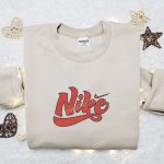 Retro Nike Logo Embroidered Shirt & Hoodie: Best Gift Idea for Nike Inspired Fans