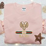 Rhode Island Rams x Gucci Embroidered Shirt & NCAA Sports Hoodie – Perfect Gift Idea