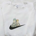 Rick and Summer Body Building x Nike Swoosh Embroidered Shirt & Hoodie – Cartoon Inspired Sports T-Shirt