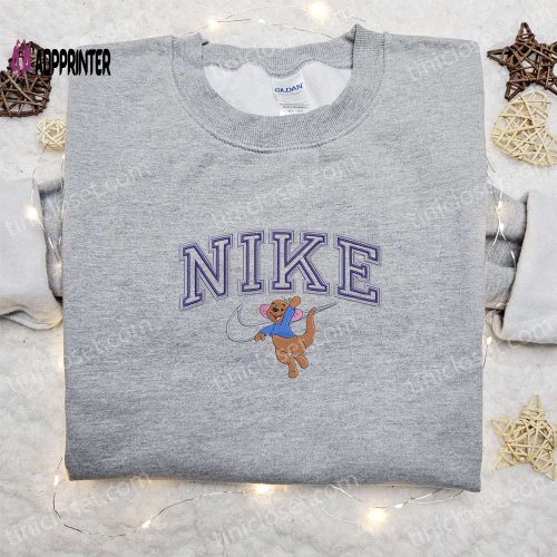 Roxanne x Nike Cartoon Embroidered Shirt Disney Characters Sweatshirt Nike Inspired Hoodie