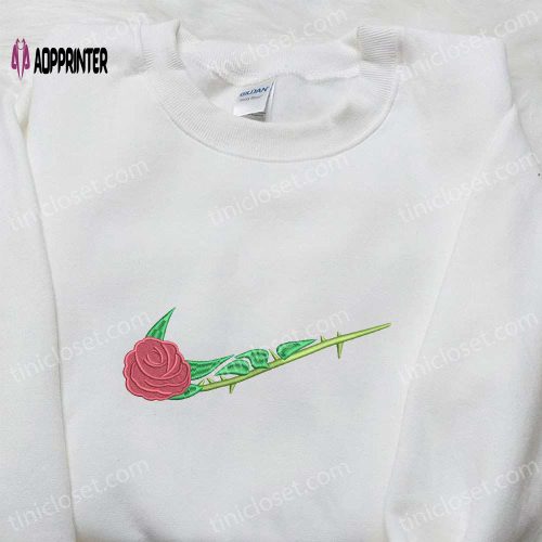 Ryu x Swoosh Game & Street Fighter Embroidered Sweatshirt Nike Inspired Hoodie