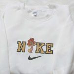 Roxanne x Nike Cartoon Embroidered Sweatshirt: Disney Characters & Nike Inspired Hoodie