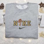 Roxanne x Nike Cartoon Embroidered Sweatshirt: Disney Characters & Nike Inspired Hoodie