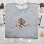 Ryu x Swoosh Hoodie & Street Fighter Embroidered Shirt – Best Family Gift Ideas