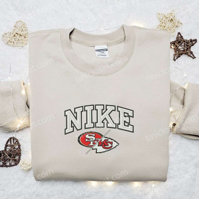 San Francisco 49ers Vs Kansas City Chiefs Nike Embroidered Shirt & Hoodie: Best Fandom Gifts