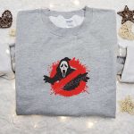 Scream Ghostface Embroidered Sweatshirt: Best Horror Movie Gift Ideas