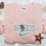 Smurfette x Nike Embroidered Shirt & Disney Hoodie Nike Inspired Sweatshirt