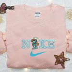 Smurfette x Nike Embroidered Shirt & Disney Hoodie Nike Inspired Sweatshirt