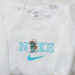 Smurfette x Nike Embroidered Shirt & Disney Hoodie Nike Inspired Sweatshirt