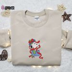 Snoopy Christmas Gift Box Embroidered Shirt & Peanuts Cartoon Hoodie: Perfect Family Christmas Gifts