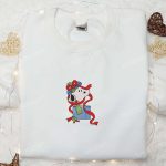 Snoopy Christmas Gift Box Embroidered Shirt & Peanuts Cartoon Hoodie: Perfect Family Christmas Gifts