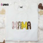 Softball Mama Embroidered Shirt & Hoodie: Perfect Mother’s Day Gift Idea for Sports Lovers