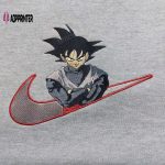 Dragon Ball Son Goku Nike Embroidered Shirt Sweatshirt & Hoodie Nike Inspired Dragon Ball Collection