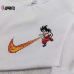 Dragon Ball Anime Embroidered Shirt Sweatshirt & Hoodie Songoku Nike Collection