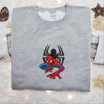 Spider-Man Embroidered Shirt & Hoodie: Marvel Superhero Movie Gear Perfect Gift Idea