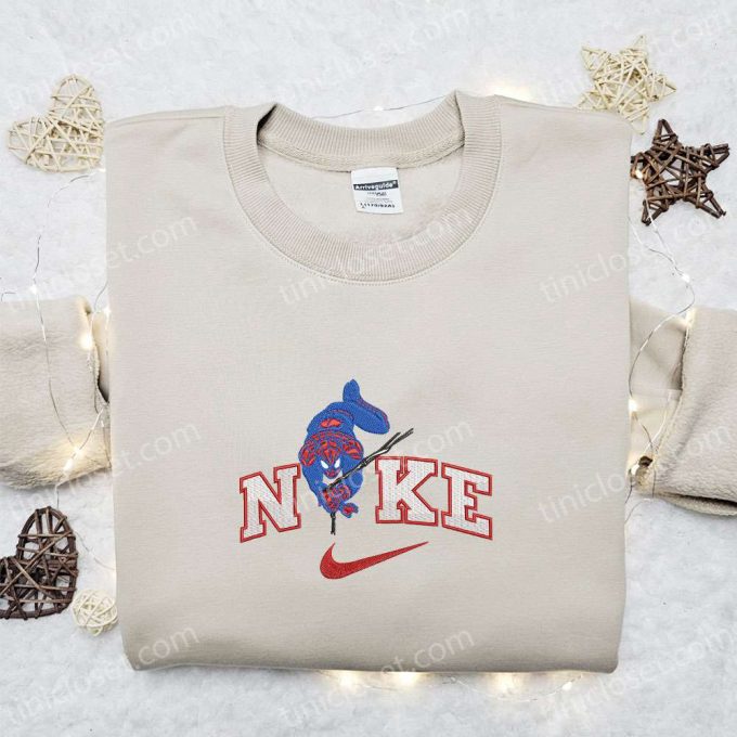 Spider-man Movie x Nike Embroidered Sweatshirt: Marvel & DC Comics Shirt Best Gift