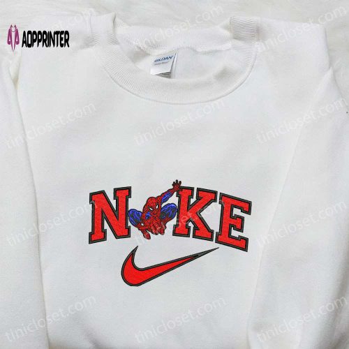 Smurfette x Nike Embroidered Shirt & Disney Hoodie Nike Inspired Sweatshirt