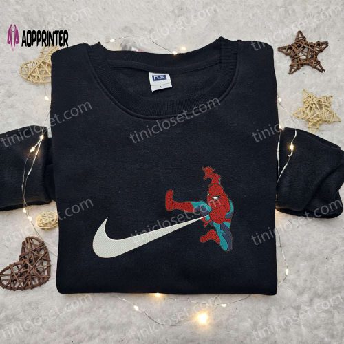 Gwen x Nike Movie Embroidered Sweatshirt & Marvel Comics T-shirt – Best Family Gift Ideas