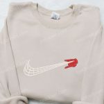 Spider-Man x Swoosh Movie Embroidered Sweatshirt – Marvel Comics Hoodie Best Birthday Gift Ideas