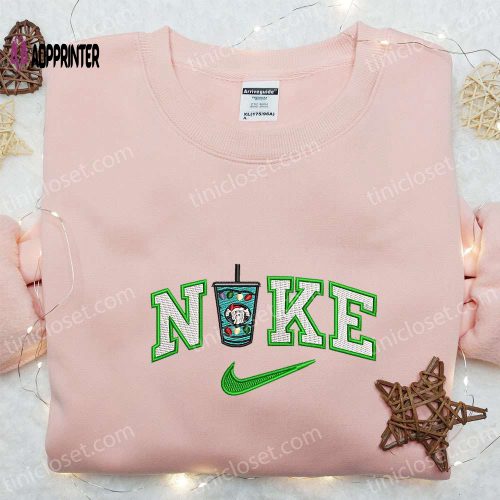 Starbucks Christmas Cup x Nike Embroidered Shirt & Hoodie: Festive Food and Drink Sweatshirt