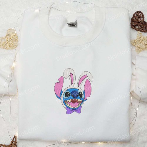 Easter Bunny Embroidered Shirt & Disney Characters Hoodie – Perfect Thanksgiving Gift Idea