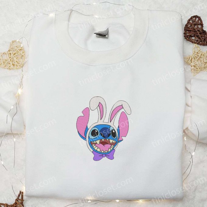 Easter Bunny Embroidered Shirt & Disney Characters Hoodie – Perfect Thanksgiving Gift Idea