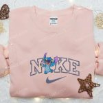 Stitch Ice Cream x Nike Cartoon Embroidered Sweatshirt: Best Nike Inspired Hoodie Perfect Family Gift!