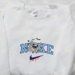 Stitch Mummy x Nike Embroidered Shirt Halloween Sweatshirt Disney Characters T-shirt