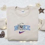 Stitch Mummy x Nike Embroidered Shirt Halloween Sweatshirt Disney Characters T-shirt