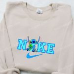 Disney Stitch Oogie Boogie x Nike Cartoon Sweatshirt: Best Embroidered Hoodie Birthday Gift Idea