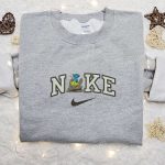 Toothless Pikachu x Nike Cartoon Sweatshirt: Nike-Inspired Embroidered Hoodie for Best Birthday Gift Ideas