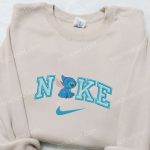 Stitch x Nike Cartoon Embroidered Sweatshirt – Best Nike Inspired Hoodie Perfect Family Gift