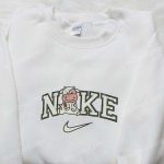 Strawberry Dairy Cow x Nike Embroidered Shirt & Cartoon Hoodie: Best Gift Idea!