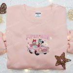 Super Mom Minnie & Daisy Shirt: Disney Characters Embroidered Hoodie Best Mother s Day Gift Idea