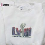 Superbowl LVIII Trophy Embroidered Shirt & NFL Sports Hoodie: Ultimate Gift Idea