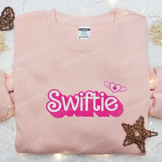 Swifties Love Heart Embroidered Shirt & Celebrity Hoodie: Perfect Fan Gift