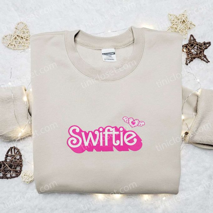 Swifties Love Heart Embroidered Shirt & Celebrity Hoodie: Perfect Fan Gift