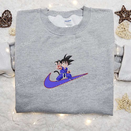 Swoosh x Goku Kid Anime Shirt & Dragon Ball Hoodie: Best Family Gift Ideas