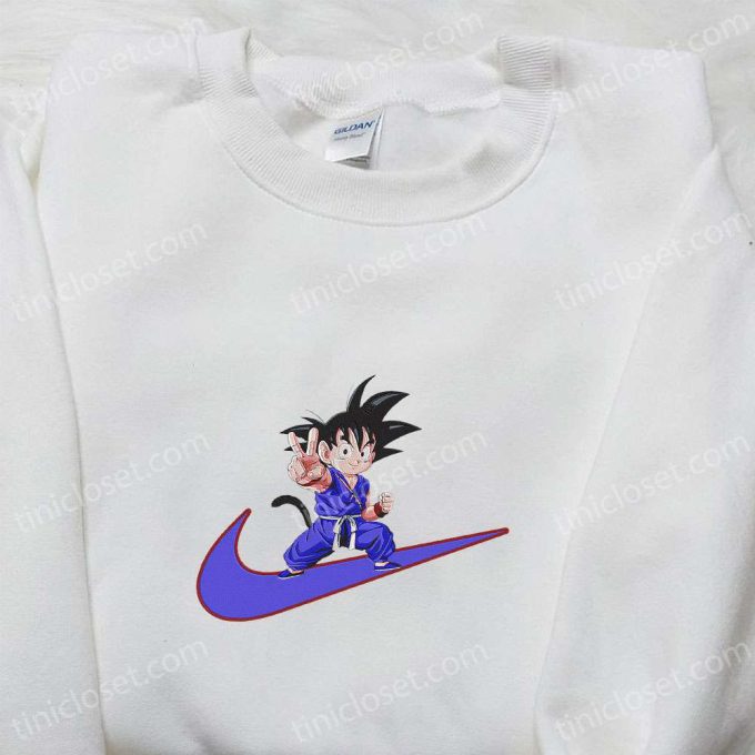 Swoosh x Goku Kid Anime Shirt & Dragon Ball Hoodie: Best Family Gift Ideas