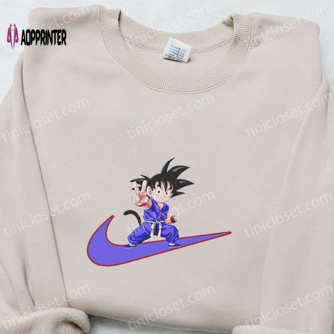 Swoosh x Goku Kid Anime Shirt & Dragon Ball Hoodie: Best Family Gift Ideas