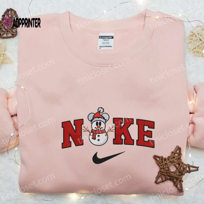 Swoosh x Snowman Xmas Embroidered Sweatshirt & Shirt: Best Gift Ideas for All Occasions