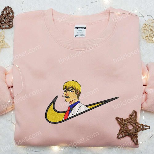 Teacher Onizuka x Swoosh Anime Embroidered Shirt – Nike Inspired Custom T-shirt