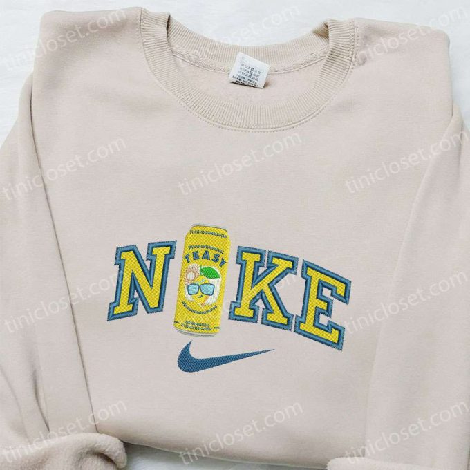 Teasy x Nike Embroidered Shirt – Custom Favorite Drink T-Shirt