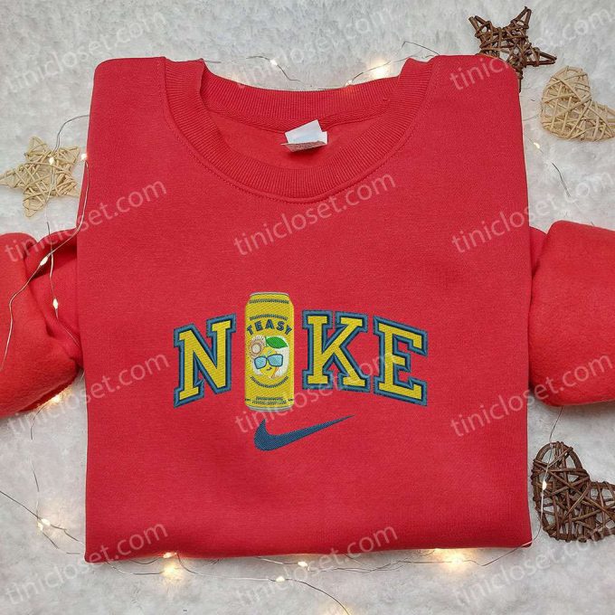 Teasy x Nike Embroidered Shirt – Custom Favorite Drink T-Shirt