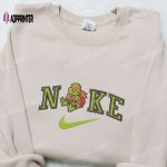 TMNT x Nike Movie Sweatshirt: Embroidered Hoodie Best Teenage Mutant Ninja Turtles Gift